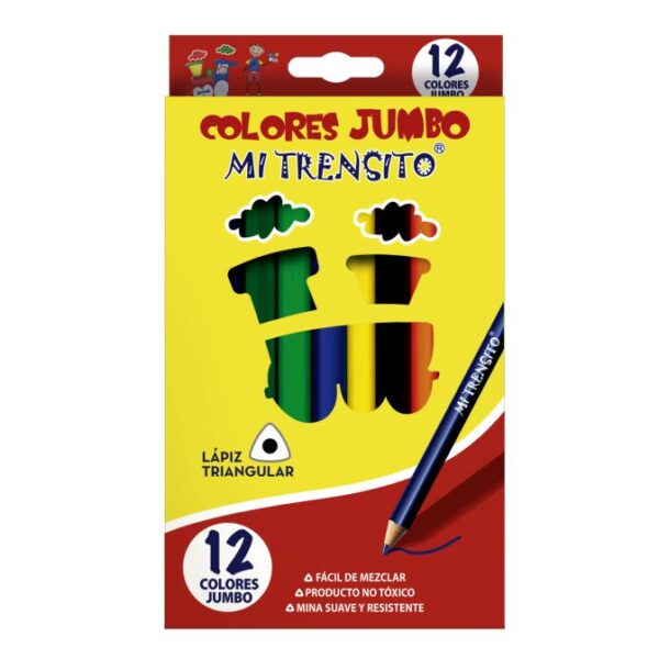 Colores Jumbo x 12 Lápices